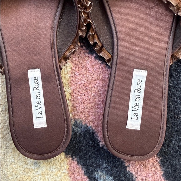 SATIN SLIPPER LA VIE EN ROSE - Picture 5 of 6